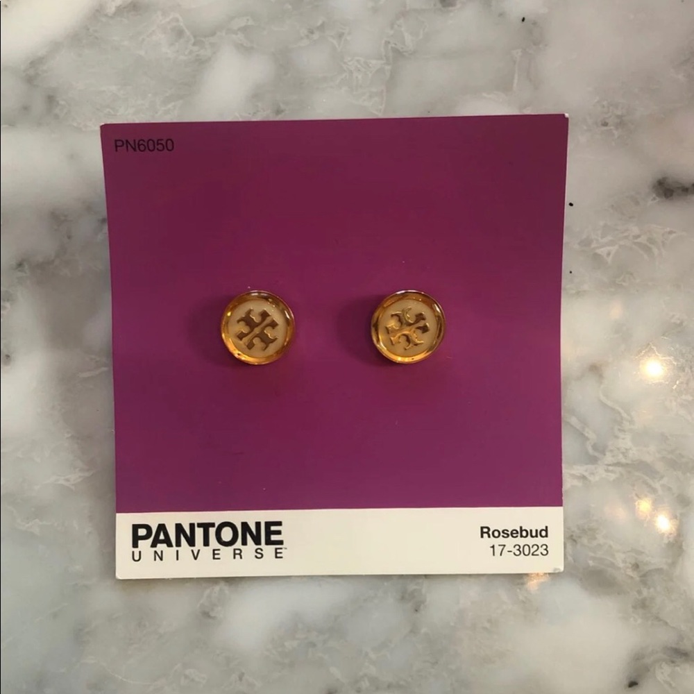 Gorgeous Tory Burch Logo Earrings